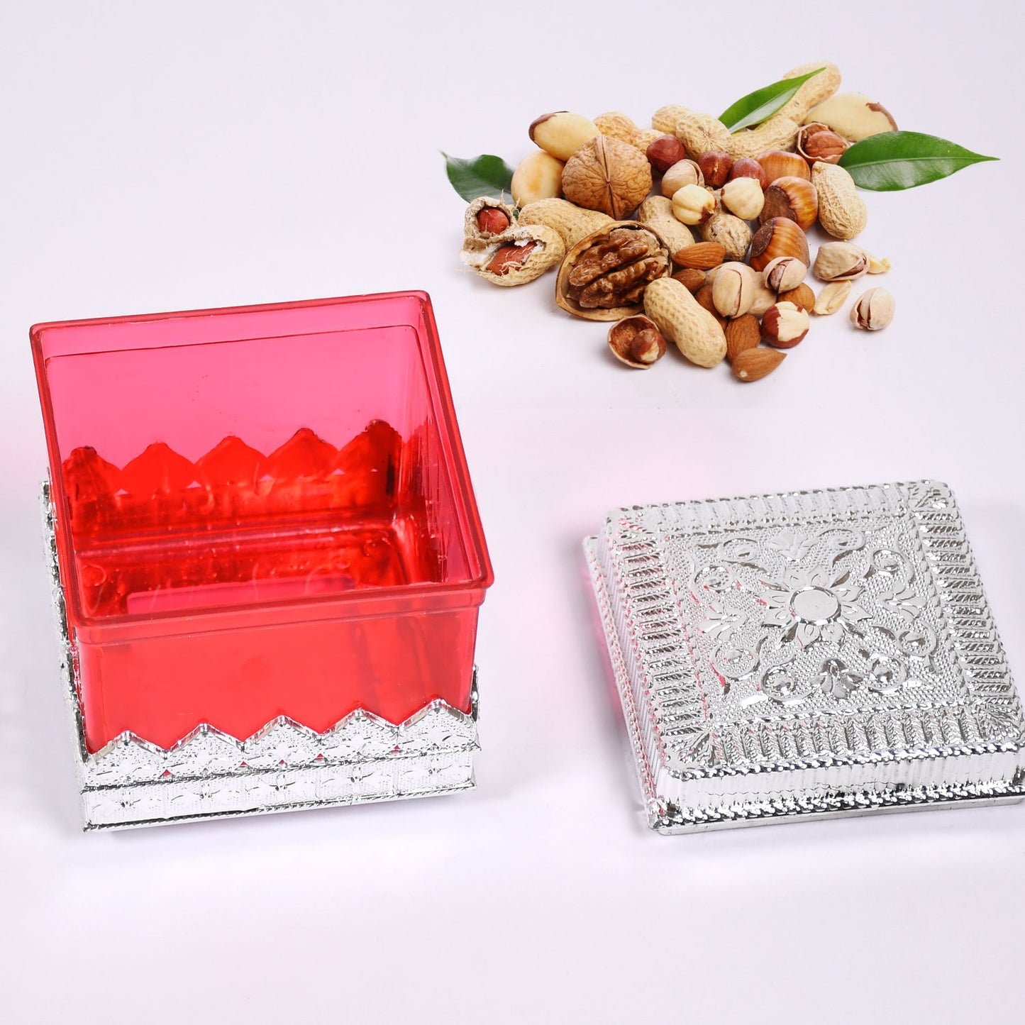 Ruby dryfruit storage container